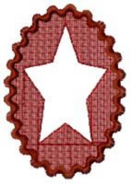 Picture of Cameo Star Machine Embroidery Design