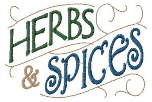 Picture of Herbs & Spices Machine Embroidery Design