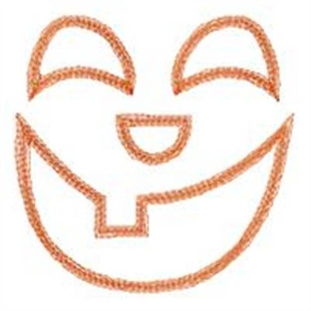 Picture of Pumpkin Applique Machine Embroidery Design