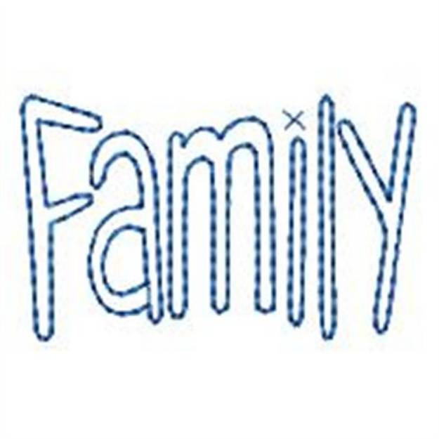 Picture of Family Machine Embroidery Design