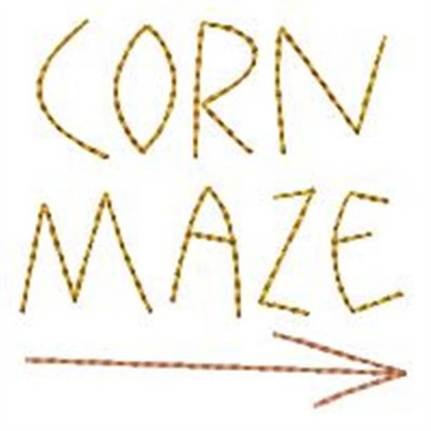 Picture of Corn Maze Machine Embroidery Design