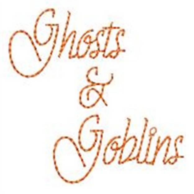 Picture of Ghosts & Goblins Machine Embroidery Design