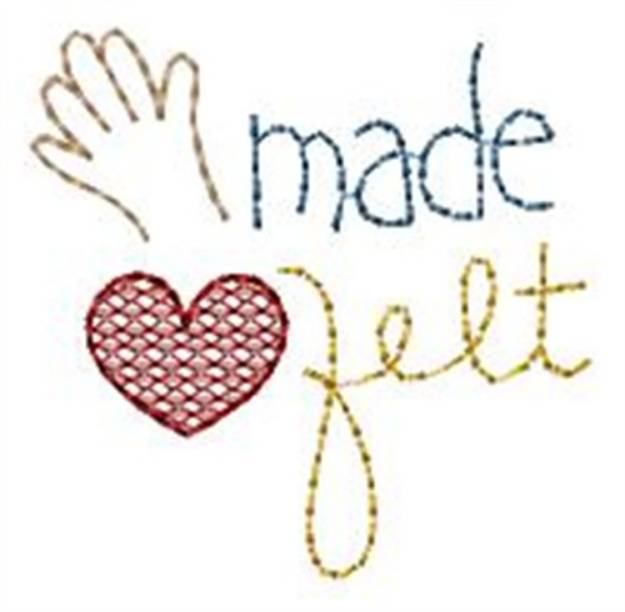 Picture of Hand Made Machine Embroidery Design
