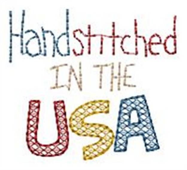 Picture of Hand Stitched Machine Embroidery Design