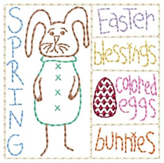 Picture of Spring Machine Embroidery Design