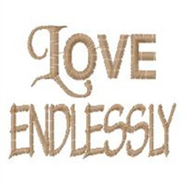 Picture of Love Endlessly Machine Embroidery Design