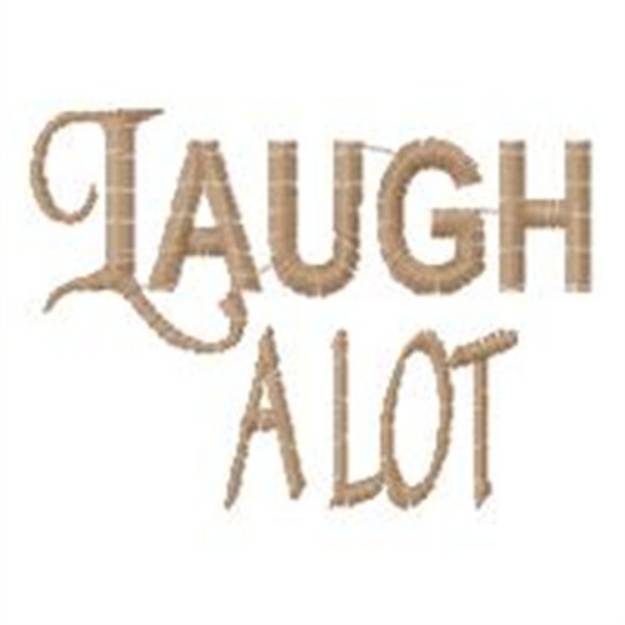 Picture of Laugh A Lot Machine Embroidery Design