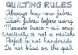 Picture of Quilting Rules Machine Embroidery Design