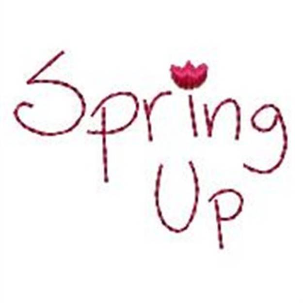 Picture of Spring Up Machine Embroidery Design