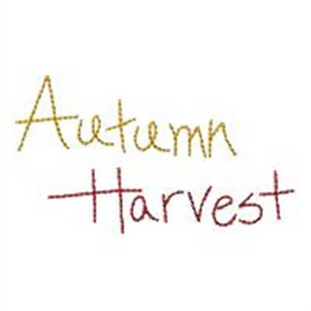 Picture of Autumn Harvest Machine Embroidery Design