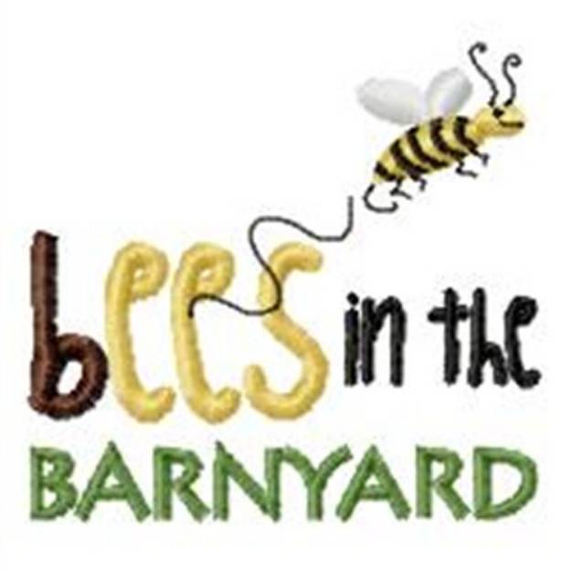 Picture of Bees In The Barnyard Machine Embroidery Design