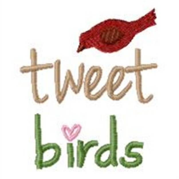 Picture of Tweet Birds Machine Embroidery Design
