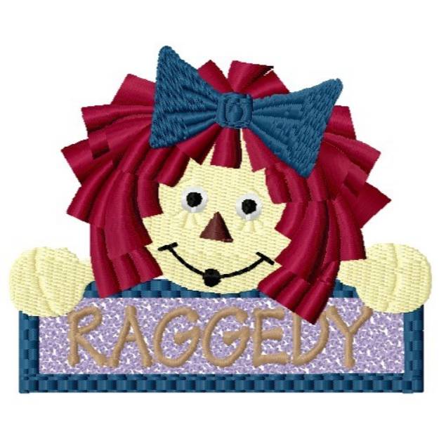 Picture of Raggedy Ann Machine Embroidery Design
