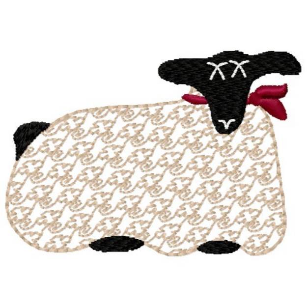 Picture of Black Face Sheep Machine Embroidery Design