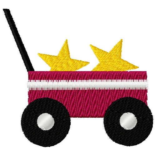 Star Wagon Machine Embroidery Design