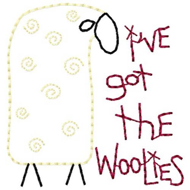 Picture of Got The Woolies Machine Embroidery Design