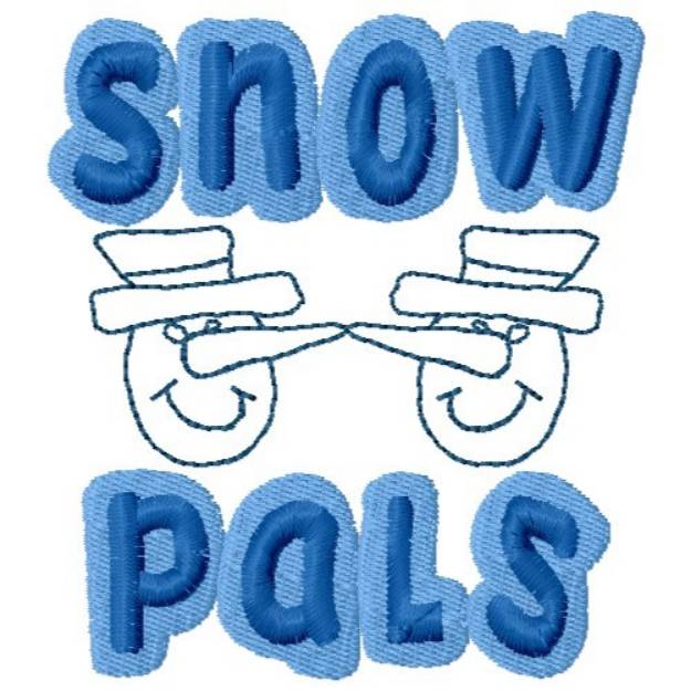 Picture of Snow Pals Machine Embroidery Design