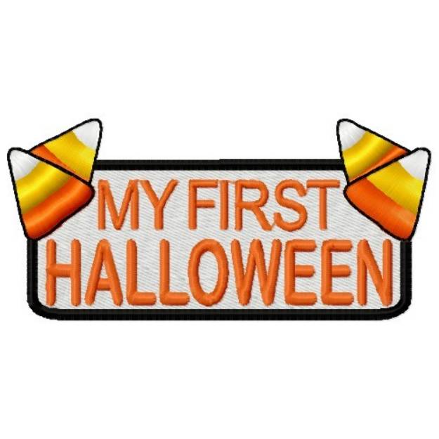 Picture of First Halloween Machine Embroidery Design