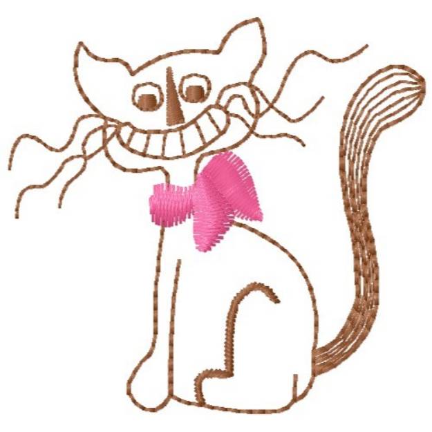 Picture of Cat Smile Machine Embroidery Design