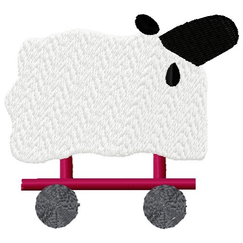 Sheep Toy Machine Embroidery Design