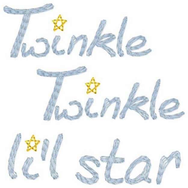 Picture of Twinkle Twinkle Machine Embroidery Design