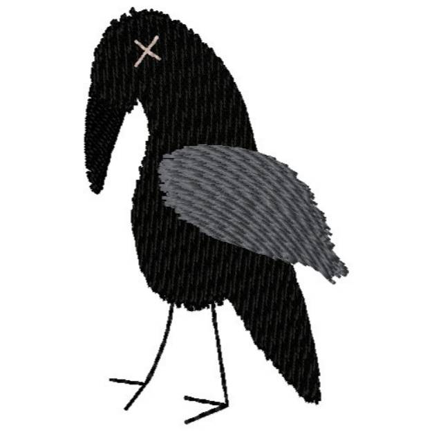Picture of Primitive Raven Machine Embroidery Design