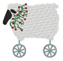 Toy Sheep Machine Embroidery Design
