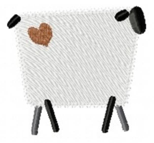 Picture of Primitive Sheep Machine Embroidery Design