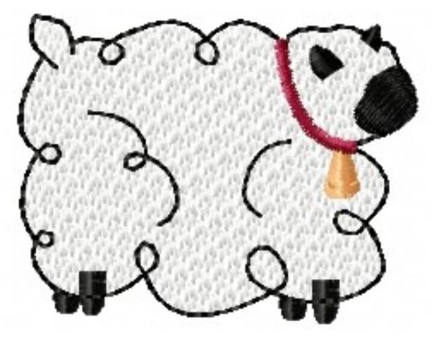 Picture of Fluffy Sheep Machine Embroidery Design
