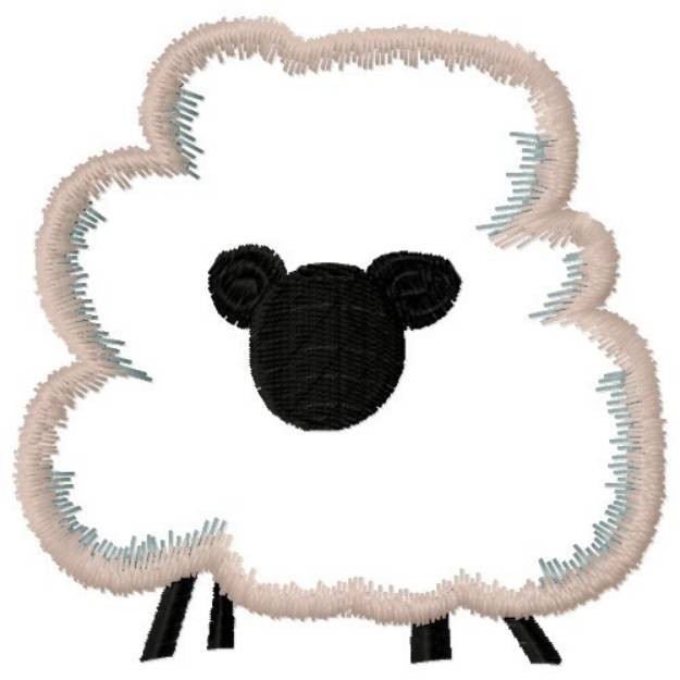 Picture of Fluffy Ewe Machine Embroidery Design