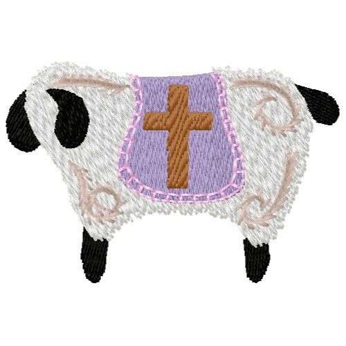 Religious Ewe Machine Embroidery Design
