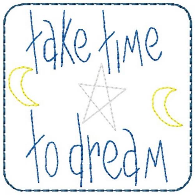 Picture of Time To Dream Machine Embroidery Design