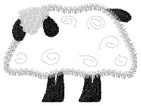 Ewe Sheep Machine Embroidery Design