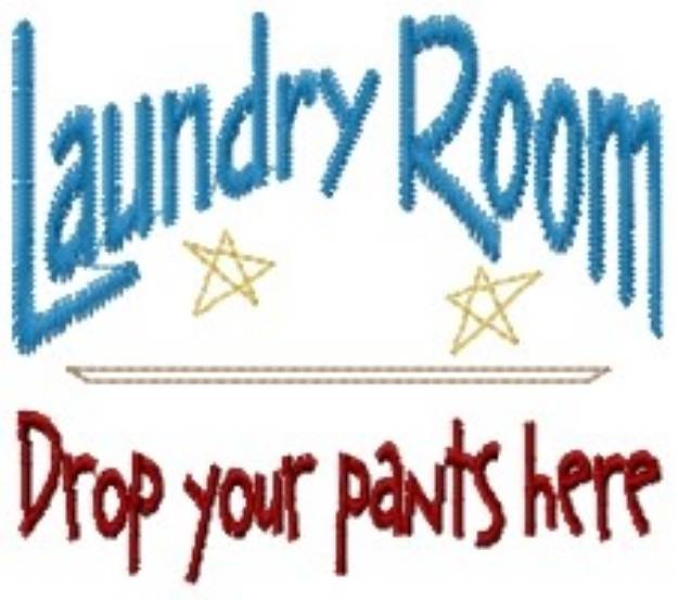 Picture of Laundry Room Machine Embroidery Design