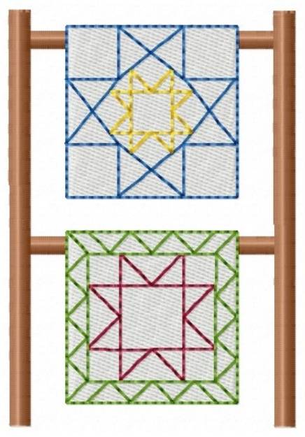 Picture of Quilts On Rack Machine Embroidery Design