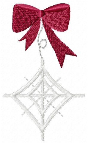 Star Ornament Machine Embroidery Design