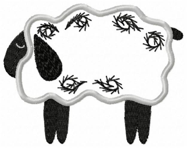 Picture of Sheep Machine Embroidery Design