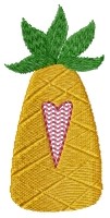 Primitive Pineapple Machine Embroidery Design