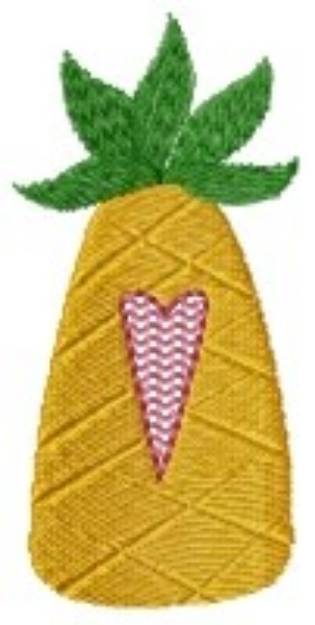Picture of Primitive Pineapple Machine Embroidery Design