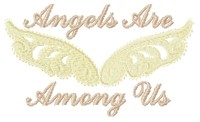 Angels Among Us Machine Embroidery Design