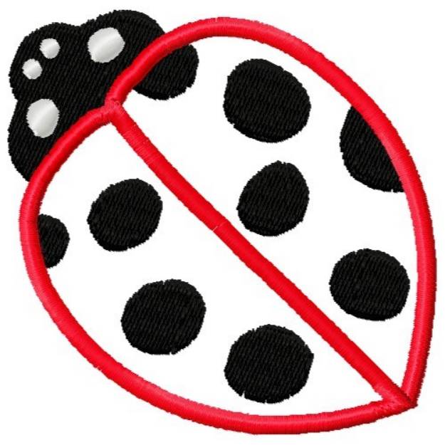 Picture of Spotted Ladybug Machine Embroidery Design