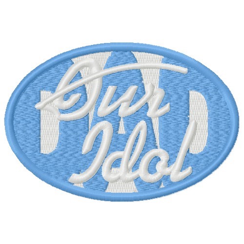 Dad Our Idol Machine Embroidery Design