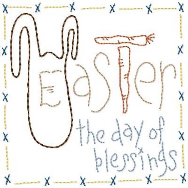 Picture of Day Of Blessings Machine Embroidery Design
