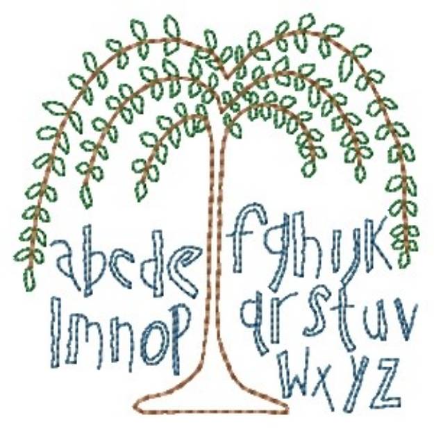 Picture of Tree Sampler Machine Embroidery Design