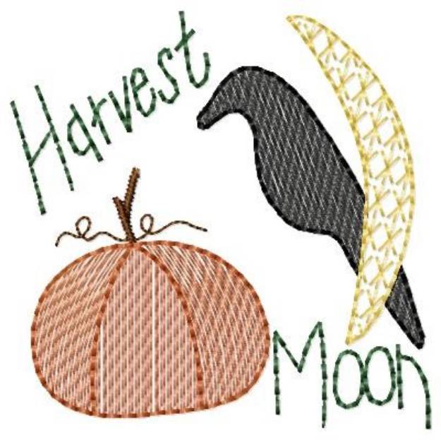Picture of Harvest Moon Machine Embroidery Design