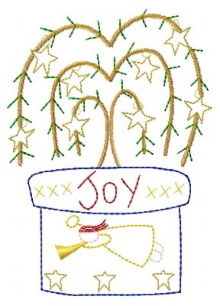 Picture of Joy Tree Machine Embroidery Design
