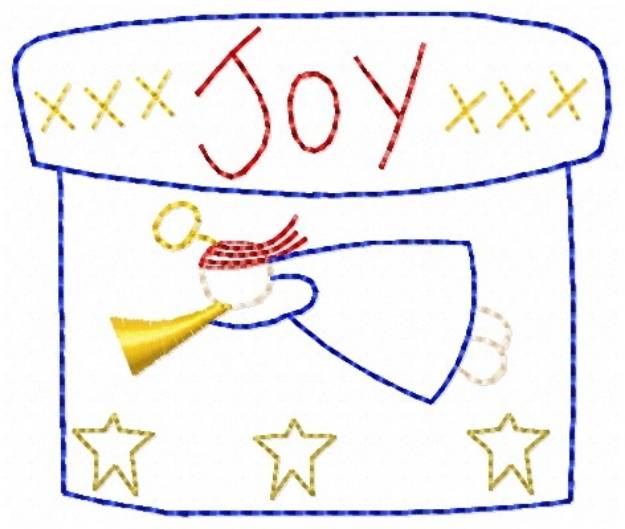 Picture of Joy Angel Machine Embroidery Design