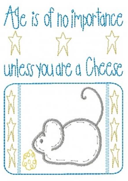 Picture of Cheese Age Machine Embroidery Design