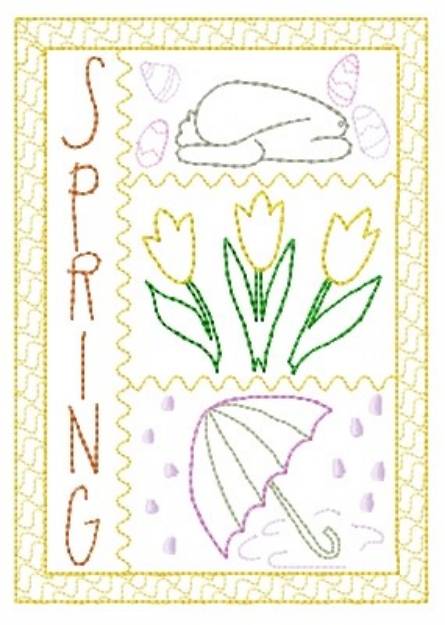 Picture of Spring Season Machine Embroidery Design