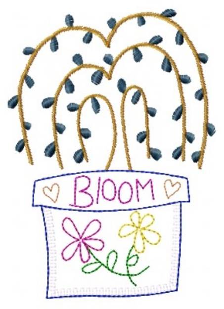 Picture of Tree Bloom Machine Embroidery Design